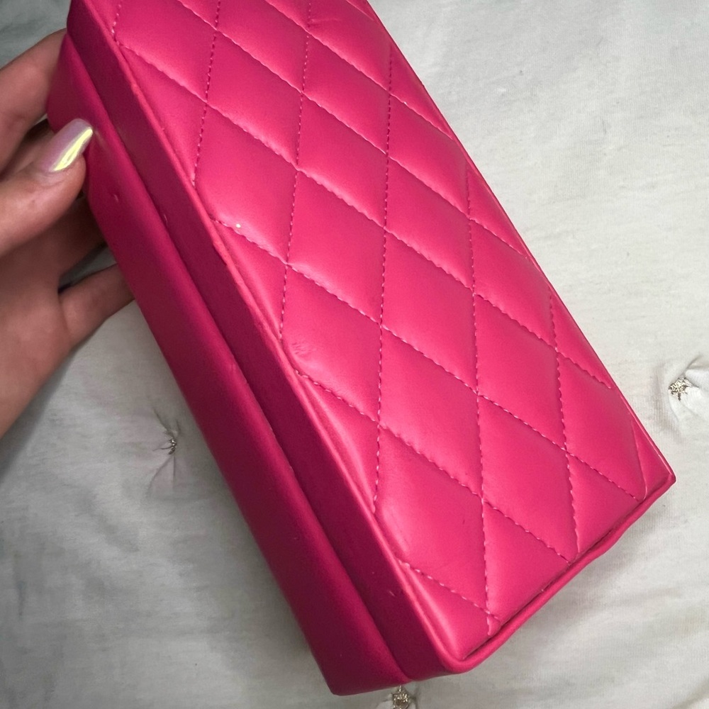 Tuscan Designs Pink Quilted Leather Stationary Jewelry Box!
